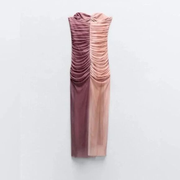 ZARA‎ PRINTED TULLE DRESS - Picture 16 of 16